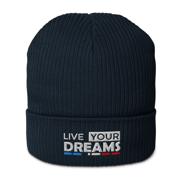 Bonnet Tricoté BIO Brodé - DREAMS