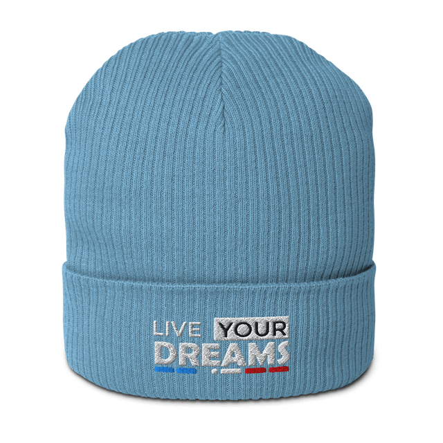 Bonnet Tricoté BIO Brodé - DREAMS