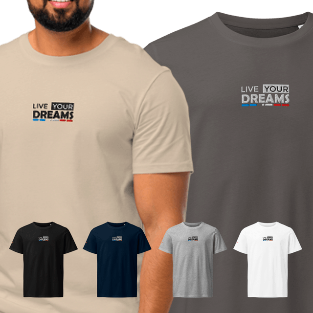 T-Shirt 100% coton BIO Brodé - DREAMS
