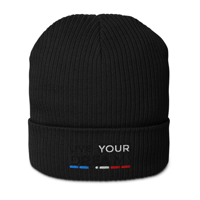 Bonnet Tricoté BIO Brodé - DREAMS
