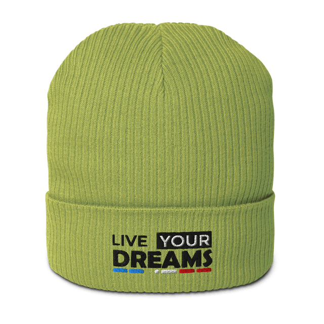 Bonnet Tricoté BIO Brodé - DREAMS