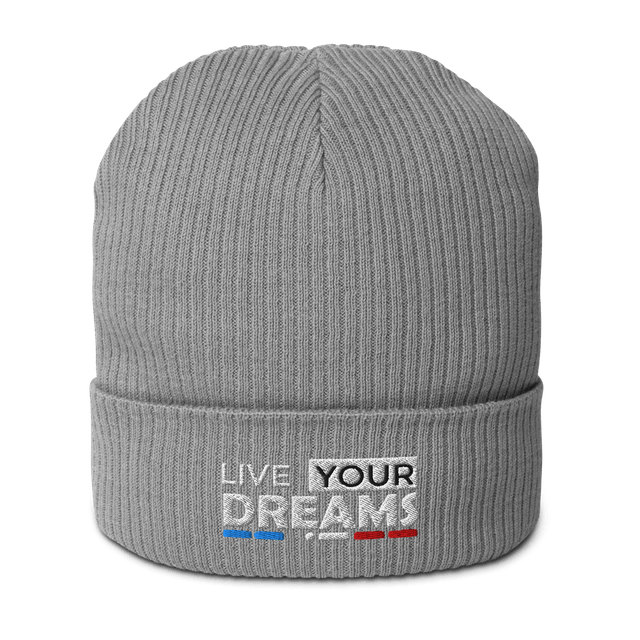 Bonnet Tricoté BIO Brodé - DREAMS