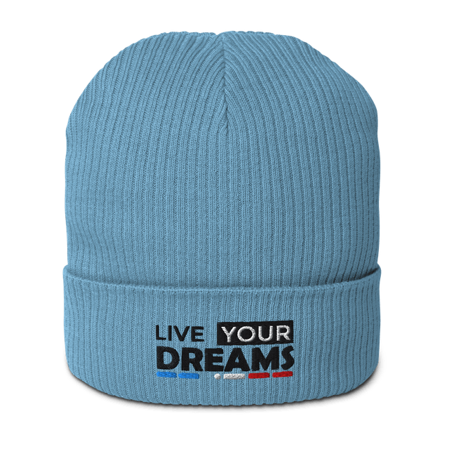 Bonnet Tricoté BIO Brodé - DREAMS