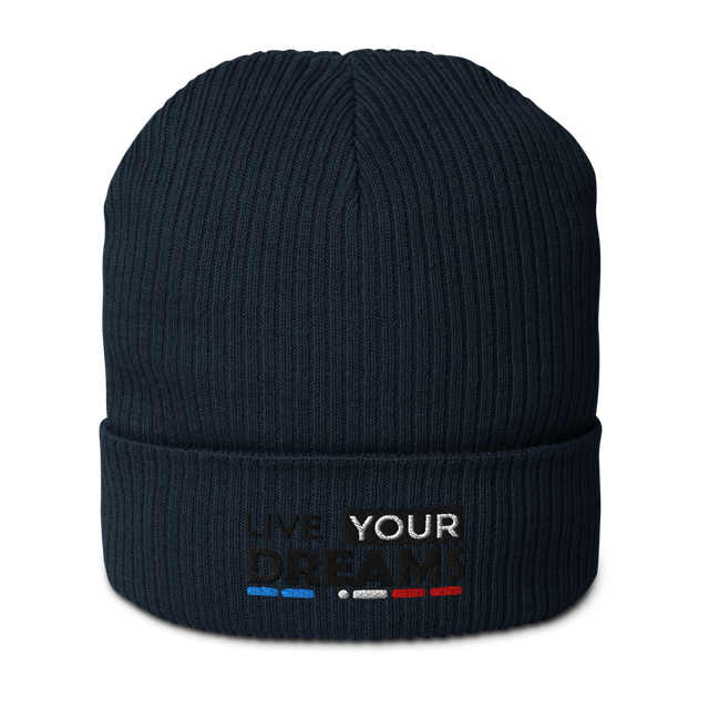 Bonnet Tricoté BIO Brodé - DREAMS