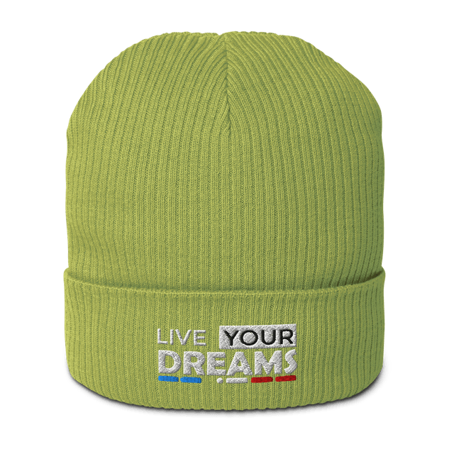 Bonnet Tricoté BIO Brodé - DREAMS