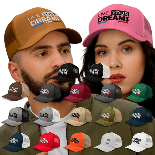 Casquette TruckerCap Brodée - DREAMS